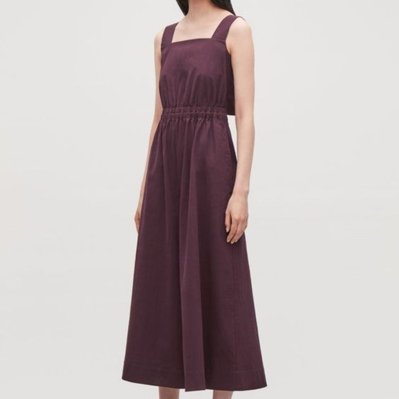 COS WIDE-LEG COTTON JUMPSUIT - Picture 3 of 10